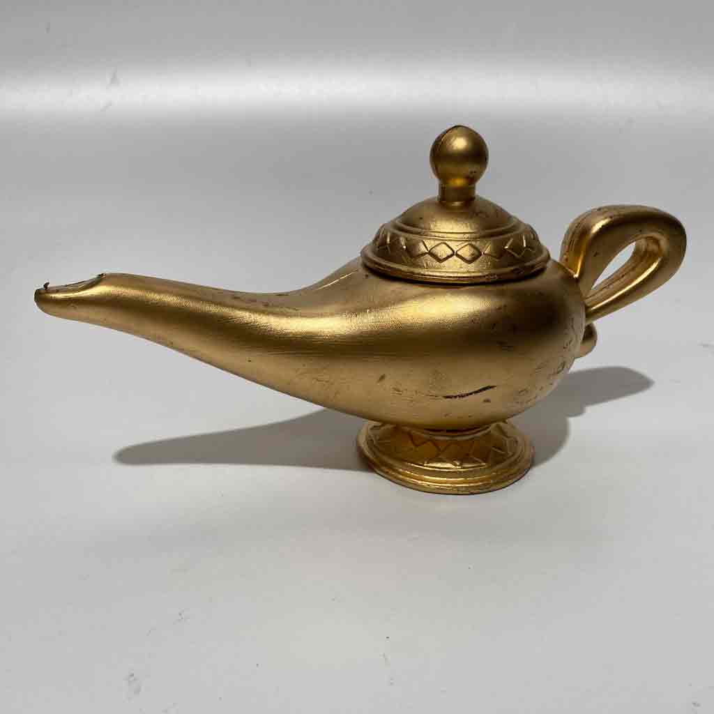 LAMP, Aladdin - Small Plastic Gold